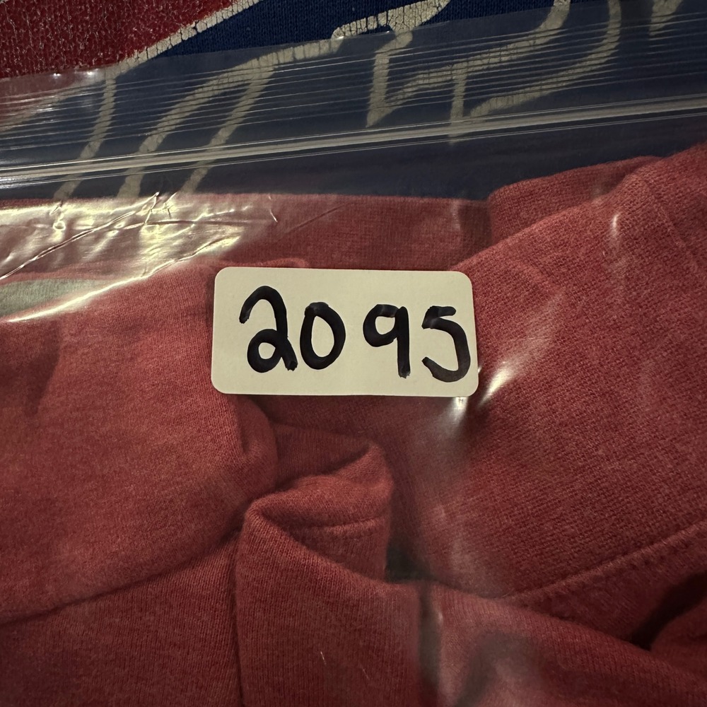 Polo Ralph Lauren Mens XXL Quarter Zip Pullover Sweater Heather Red Cotton Blend - Picture 10 of 10